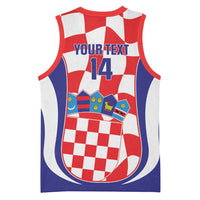 Custom Croatia Football Basketball Jersey 2026 Come On Vatreni Hrvatska - Wonder Print Shop