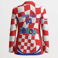 Custom Croatia Football Blazer 2026 Come On Vatreni Hrvatska - Wonder Print Shop