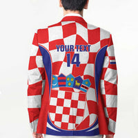 Custom Croatia Football Blazer 2026 Come On Vatreni Hrvatska - Wonder Print Shop