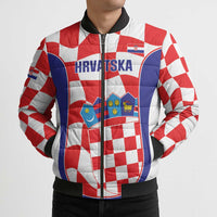 Custom Croatia Football Bomber Puffer Jacket 2026 Come On Vatreni Hrvatska - Wonder Print Shop