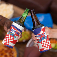Custom Croatia Football 4 in 1 Can Cooler Tumbler 2026 Come On Vatreni Hrvatska - Wonder Print Shop