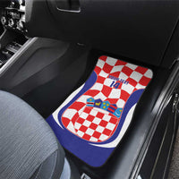 Custom Croatia Football Car Mats 2026 Come On Vatreni Hrvatska - Wonder Print Shop