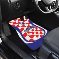 Custom Croatia Football Car Mats 2026 Come On Vatreni Hrvatska - Wonder Print Shop
