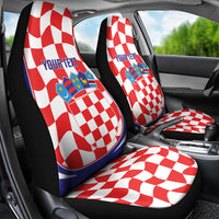 Custom Croatia Football Car Seat Cover 2026 Come On Vatreni Hrvatska - Wonder Print Shop