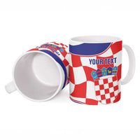 Custom Croatia Football Ceramic Mug 2026 Come On Vatreni Hrvatska - Wonder Print Shop