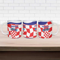Custom Croatia Football Ceramic Mug 2026 Come On Vatreni Hrvatska - Wonder Print Shop