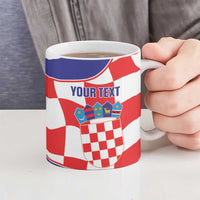Custom Croatia Football Ceramic Mug 2026 Come On Vatreni Hrvatska - Wonder Print Shop