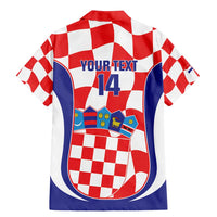 Custom Croatia Football Family Matching Mermaid Dress and Hawaiian Shirt 2026 Come On Vatreni Hrvatska - Wonder Print Shop