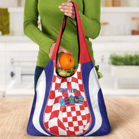 Custom Croatia Football Grocery Bag 2026 Come On Vatreni Hrvatska - Wonder Print Shop
