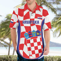 Custom Croatia Football Hawaiian Shirt 2026 Come On Vatreni Hrvatska - Wonder Print Shop