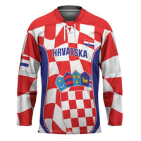 Custom Croatia Football Hockey Jersey 2026 Come On Vatreni Hrvatska - Wonder Print Shop