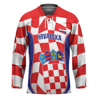 Custom Croatia Football Hockey Jersey 2026 Come On Vatreni Hrvatska - Wonder Print Shop