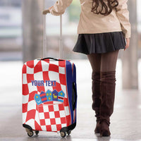 Custom Croatia Football Luggage Cover 2026 Come On Vatreni Hrvatska - Wonder Print Shop