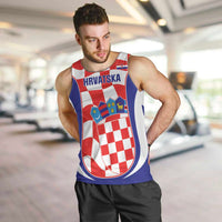 Custom Croatia Football Men Tank Top 2026 Come On Vatreni Hrvatska - Wonder Print Shop
