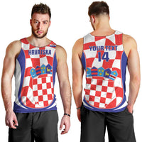 Custom Croatia Football Men Tank Top 2026 Come On Vatreni Hrvatska - Wonder Print Shop