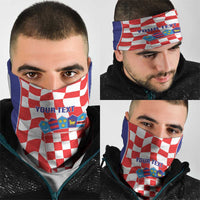Custom Croatia Football Neck Gaiter 2026 Come On Vatreni Hrvatska - Wonder Print Shop
