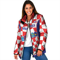 Custom Croatia Football Padded Jacket 2026 Come On Vatreni Hrvatska - Wonder Print Shop