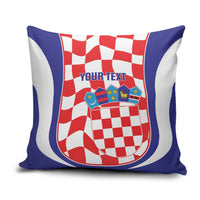 Custom Croatia Football Pillow Cover 2026 Come On Vatreni Hrvatska - Wonder Print Shop