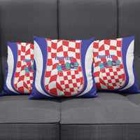 Custom Croatia Football Pillow Cover 2026 Come On Vatreni Hrvatska - Wonder Print Shop