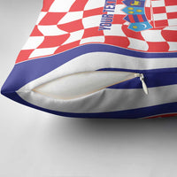 Custom Croatia Football Pillow Cover 2026 Come On Vatreni Hrvatska - Wonder Print Shop