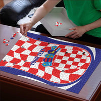 Custom Croatia Football Puzzle 2026 Come On Vatreni Hrvatska - Wonder Print Shop