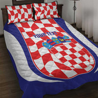 Custom Croatia Football Quilt Bed Set 2026 Come On Vatreni Hrvatska - Wonder Print Shop