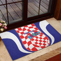 Custom Croatia Football Rubber Doormat 2026 Come On Vatreni Hrvatska - Wonder Print Shop