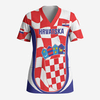 Custom Croatia Football Scrub Top 2026 Come On Vatreni Hrvatska - Wonder Print Shop