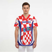 Custom Croatia Football Scrub Top 2026 Come On Vatreni Hrvatska - Wonder Print Shop