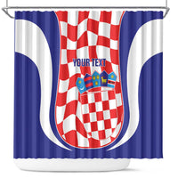 Custom Croatia Football Shower Curtain 2026 Come On Vatreni Hrvatska - Wonder Print Shop
