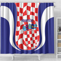Custom Croatia Football Shower Curtain 2026 Come On Vatreni Hrvatska - Wonder Print Shop