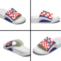 Custom Croatia Football Slide Sandals 2026 Come On Vatreni Hrvatska - Wonder Print Shop