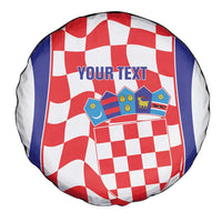 Custom Croatia Football Spare Tire Cover 2026 Come On Vatreni Hrvatska - Wonder Print Shop