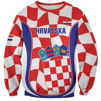 Custom Croatia Football Sweatshirt 2026 Come On Vatreni Hrvatska - Wonder Print Shop