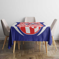 Custom Croatia Football Tablecloth 2026 Come On Vatreni Hrvatska - Wonder Print Shop