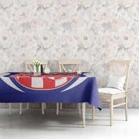Custom Croatia Football Tablecloth 2026 Come On Vatreni Hrvatska - Wonder Print Shop