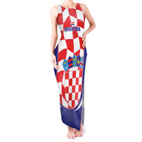Custom Croatia Football Tank Maxi Dress 2026 Come On Vatreni Hrvatska - Wonder Print Shop