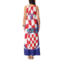 Custom Croatia Football Tank Maxi Dress 2026 Come On Vatreni Hrvatska - Wonder Print Shop