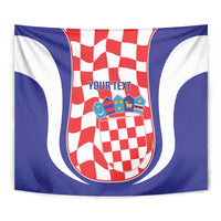 Custom Croatia Football Tapestry 2026 Come On Vatreni Hrvatska - Wonder Print Shop