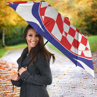 Custom Croatia Football Umbrella 2026 Come On Vatreni Hrvatska - Wonder Print Shop