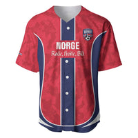 Custom Norway Football Baseball Jersey 2026 Come On Norge - Wonder Print Shop