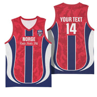 Custom Norway Football Basketball Jersey 2026 Come On Norge - Wonder Print Shop