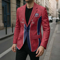 Custom Norway Football Blazer 2026 Come On Norge - Wonder Print Shop