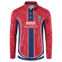Custom Norway Football Button Sweatshirt 2026 Come On Norge - Wonder Print Shop