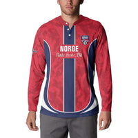 Custom Norway Football Button Sweatshirt 2026 Come On Norge - Wonder Print Shop