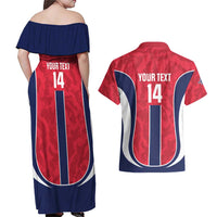 Custom Norway Football Couples Matching Off Shoulder Maxi Dress and Hawaiian Shirt 2026 Come On Norge - Wonder Print Shop