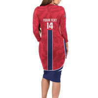 Custom Norway Football Family Matching Long Sleeve Bodycon Dress and Hawaiian Shirt 2026 Come On Norge - Wonder Print Shop