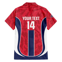 Custom Norway Football Family Matching Off The Shoulder Long Sleeve Dress and Hawaiian Shirt 2026 Come On Norge - Wonder Print Shop