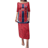 Custom Norway Football Family Matching Puletasi and Hawaiian Shirt 2026 Come On Norge - Wonder Print Shop