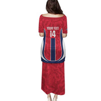 Custom Norway Football Family Matching Puletasi and Hawaiian Shirt 2026 Come On Norge - Wonder Print Shop